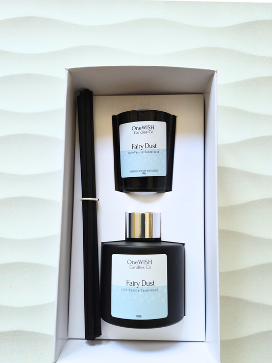 Fairy dust | Soy Candle / Reed Diffuser Set