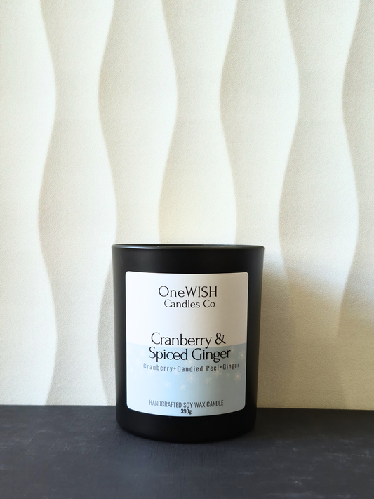 Cranberry & Spiced Ginger | Soy Candle