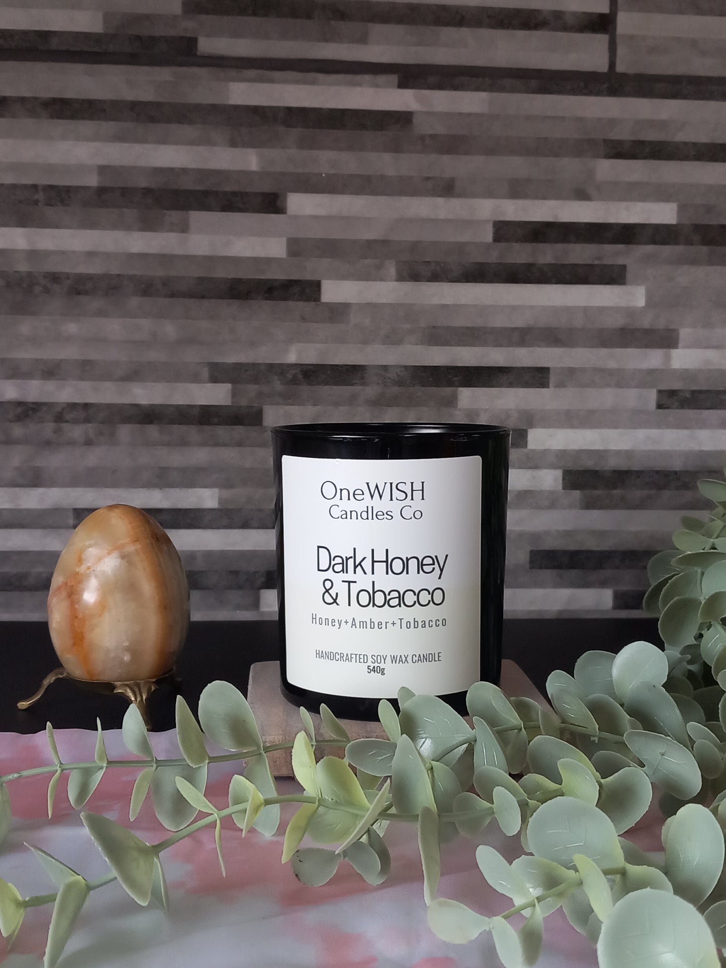 Dark Honey & Tobacco | Soy Candle