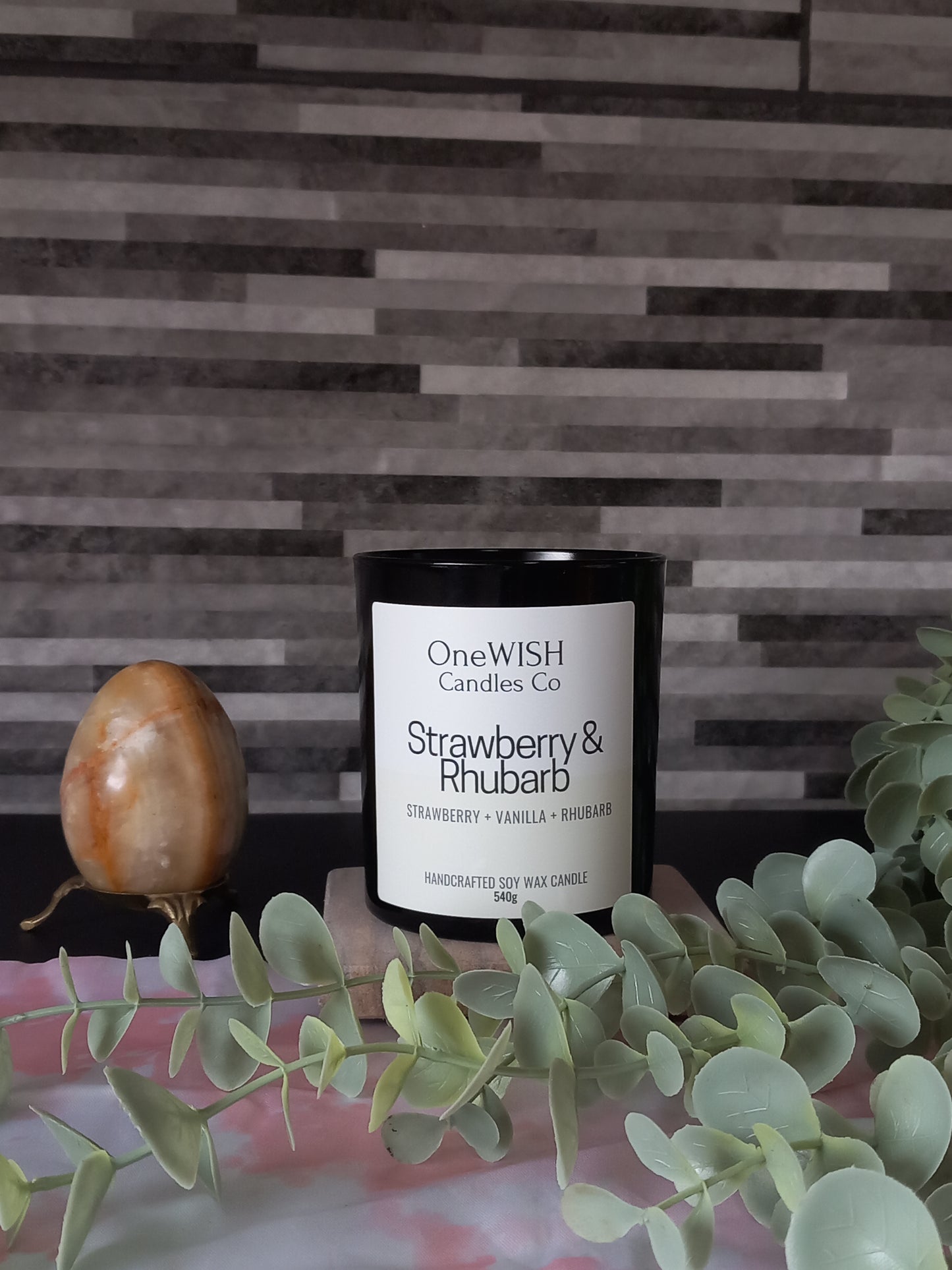 Strawberry & Rhubarb | Soy Candle