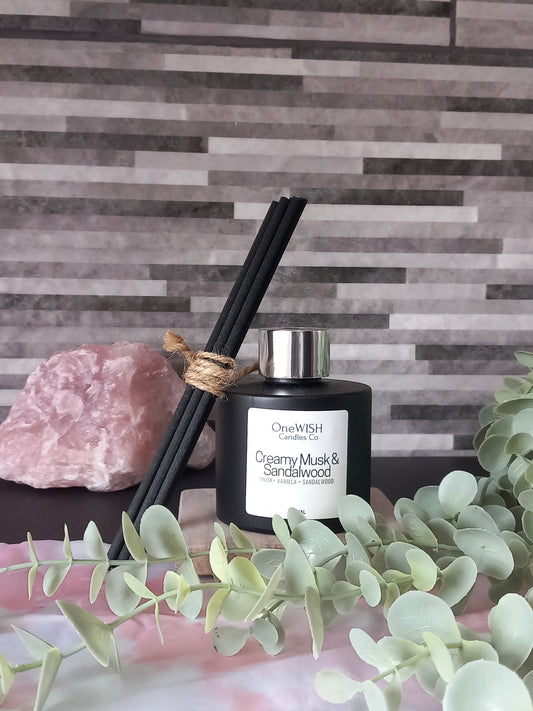 Creamy Musk & Sandalwood | Reed Diffuser